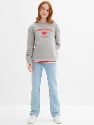 Bluza z miękkiej mieszanki bawełny organicznej bonprix