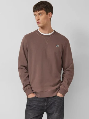 Bluza z miękkiej mieszanki bawełny z okrągłym dekoltem s.Oliver brązowy