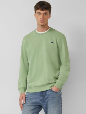 Bluza z miękkiej mieszanki bawełny z okrągłym dekoltem s.Oliver zielony