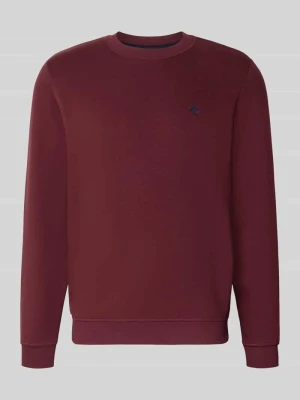 Bluza z mieszanki bawełny MCNEAL Ciemnoczerwony