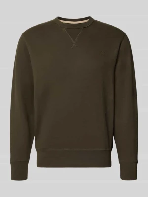 Bluza z mieszanki bawełny Superdry Ciemnozielony