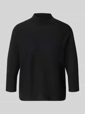 Bluza z mieszanki wiskozy o kroju regular fit comma Czarny