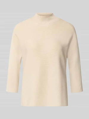 Bluza z mieszanki wiskozy o kroju regular fit comma Piaskowy