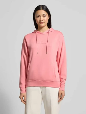 Bluza z mieszanki wiskozy z kapturem i logo model ‘IMA’ MSCH Copenhagen