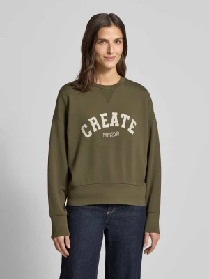 Bluza z mieszanki wiskozy z okrągłym dekoltem model ‘CELLI’ MOS MOSH