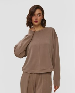 Zdjęcie produktu Bluza Z Modalu Damska Deha Brązowy