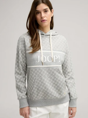 Bluza z motywem chabru, w kolorze szarym Joop