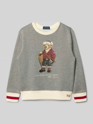 Bluza z motywem i okrągłym dekoltem Polo Ralph Lauren Teens
