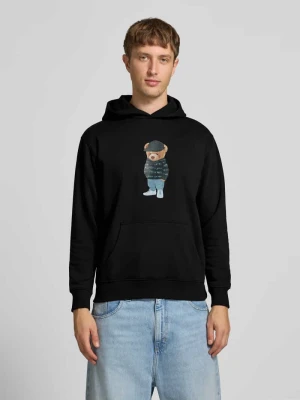 Bluza z motywem misia model 'Puffer Bear' Chill Pill Czarny
