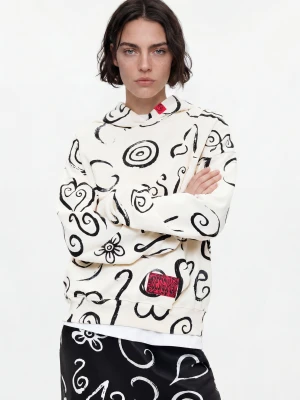 Bluza z nadrukiem 100% bawełna Desigual