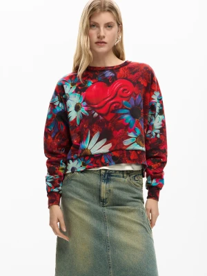 Bluza z nadrukiem serca Desigual