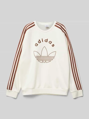 Bluza z nadrukiem z logo adidas Originals