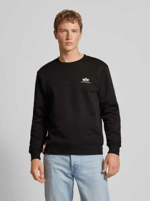 Bluza z nadrukiem z logo alpha industries