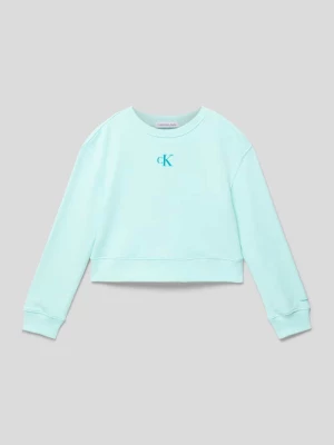 Bluza z nadrukiem z logo Calvin Klein Jeans