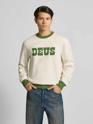 Bluza z nadrukiem z logo i okrągłym dekoltem DEUS EX MACHINA