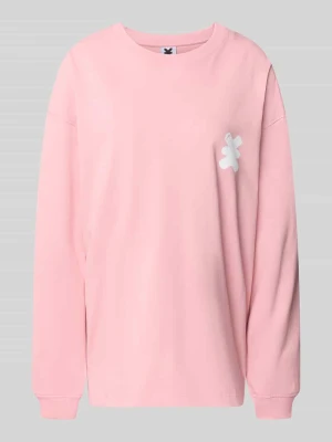 bluza z nadrukiem z logo Karo Kauer