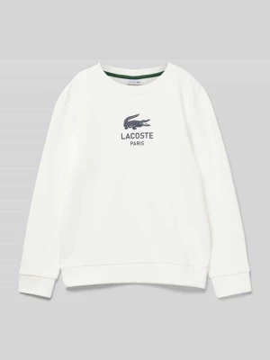 Bluza z nadrukiem z logo Lacoste