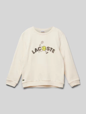 Bluza z nadrukiem z logo Lacoste