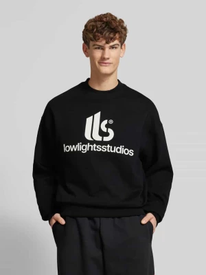 Bluza z nadrukiem z logo Low Lights Studios
