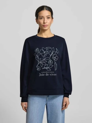 Bluza z nadrukiem z logo model ‘BANU’ Soyaconcept