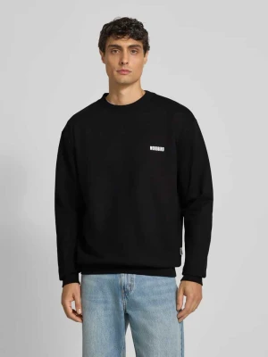 Bluza z nadrukiem z logo model ‘Cane Ming Crew’ WOODBIRD