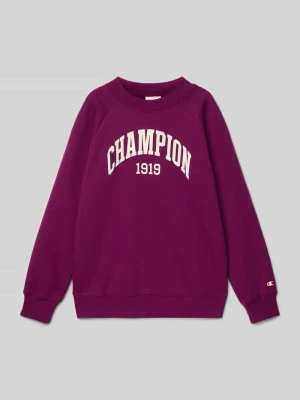 Bluza z nadrukiem z logo model ‘COLLEGE’ Champion