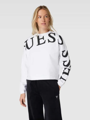 Bluza z nadrukiem z logo model ‘GIULIA’ Guess Activewear
