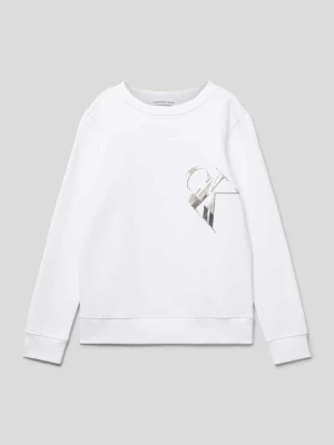 Bluza z nadrukiem z logo model ‘HYPER REAL MONOGRAM’ Calvin Klein Jeans
