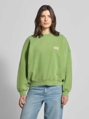 Bluza z nadrukiem z logo model 'PLIZZY' American vintage