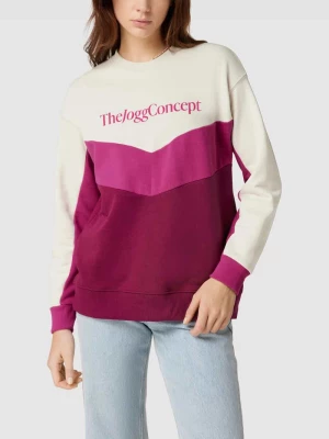 Bluza z nadrukiem z logo model ‘SAFINE CUT SWEATSHIRT’ TheJoggConcept