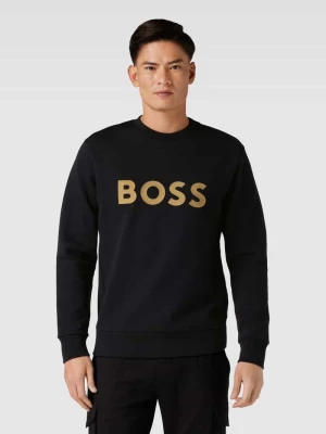 Bluza z nadrukiem z logo model ‘Salbo’ BOSS Green