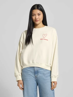 Bluza z nadrukiem z logo model ‘Sydney’ LOLLYS LAUNDRY