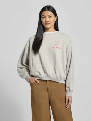 Bluza z nadrukiem z logo model ‘Sydney’ LOLLYS LAUNDRY