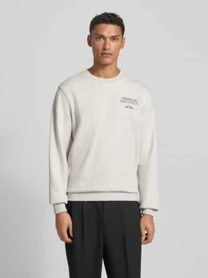Bluza z nadrukiem z logo model ‘West Side’ Les Deux