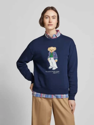 Bluza z nadrukiem z logo Polo Ralph Lauren