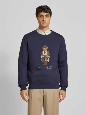 Bluza z nadrukiem z logo Polo Ralph Lauren