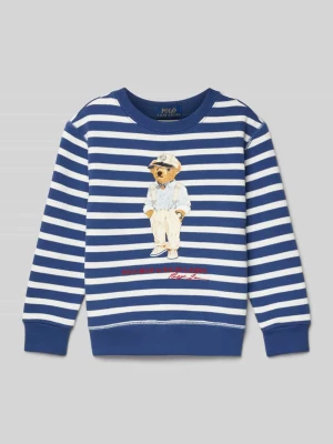 Bluza z nadrukiem z logo Polo Ralph Lauren Kids