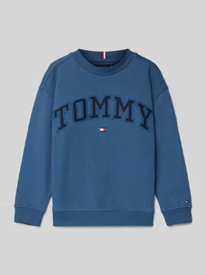 Bluza z nadrukiem z logo Tommy Hilfiger Kids