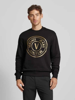 Bluza z nadrukiem z logo Versace Jeans Couture