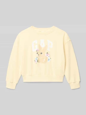 Bluza z nadrukiem z motywem i logo GAP