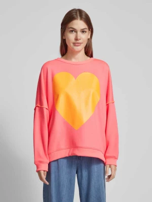 Bluza z nadrukiem z motywem model ‘Big Heart’ miss goodlife