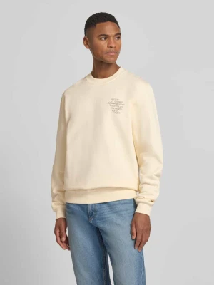 Bluza z nadrukiem z motywem z tyłu model 'Ben Faience' Les Deux