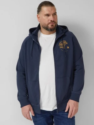 Bluza z nadrukiem z przodu i wewnętrzną stójką s.Oliver niebieski