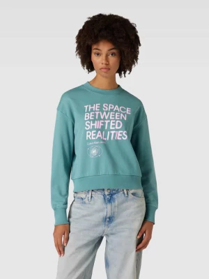 Bluza z nadrukowanym napisem model ‘FUTURE FADE’ Calvin Klein Jeans
