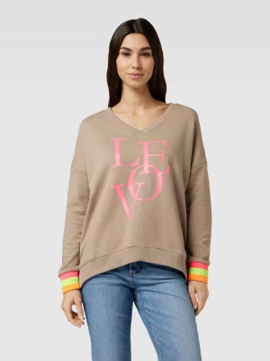 Bluza z nadrukowanym napisem model ‘LOVE’ miss goodlife
