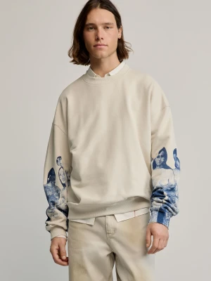 Bluza z nadrukowanymi rękawami Desigual