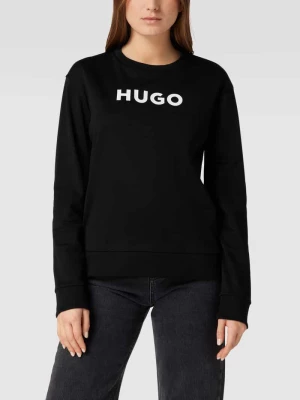 Bluza z napisem z logo HUGO