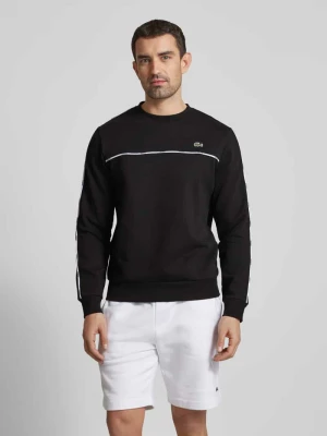 Bluza z naszywką z logo model ‘TAPE’ Lacoste