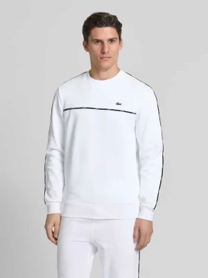 Bluza z naszywką z logo model ‘TAPE’ Lacoste
