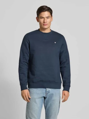 Bluza z naszywką z logo model ‘Tye’ Wood Wood Ciemnoniebieski